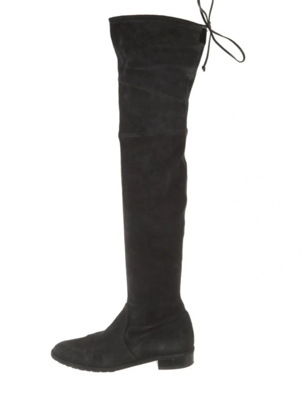 Stuart Weitzman Lowland Black Suede Over The Knee Boot size 9M